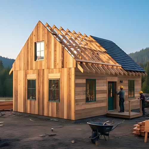 Wooden Cottage Construction in Himachal Pardesh